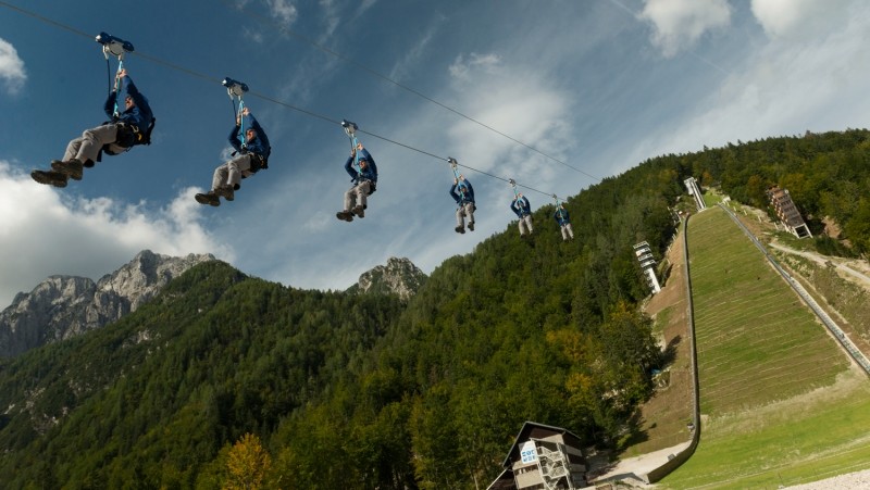 Zip line Planica